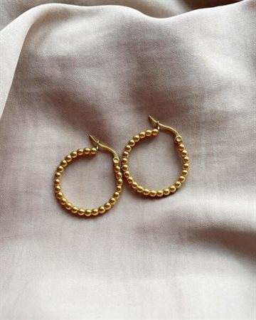 FRKWOLFF JEWELRY - SORA HOOPS 27 MM E599 GOLD