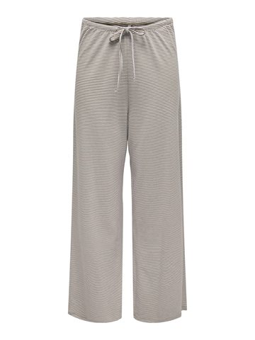 ONLY KAREN WIDE PANTS WHITE/WALNUT - 15340722