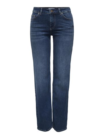  ONLY BLUSH MID STRAIGHT DARK BLUE DENIM - 15344167 