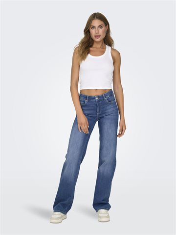  ONLY BLUSH MID STRAIGHT MEDIUM BLUE DENIM -15330787