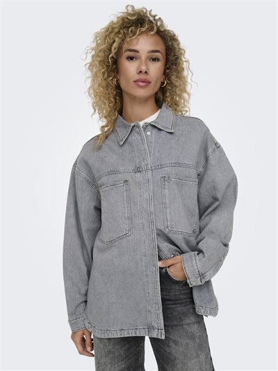 ONLY EMMIE SKJORTE MEDIUM GREY- 15336158