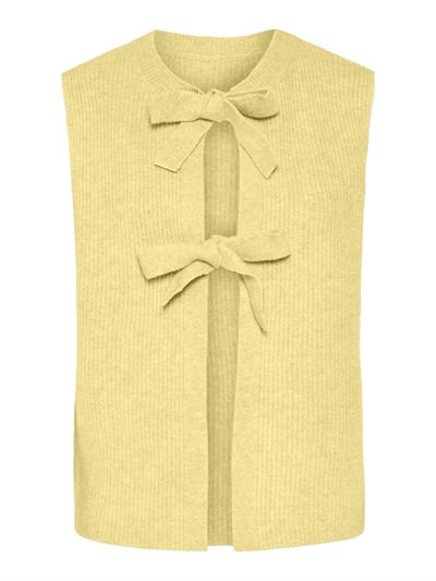  PIECES SILLY PALE BANANA REV TIE VEST KNIT - 17156680