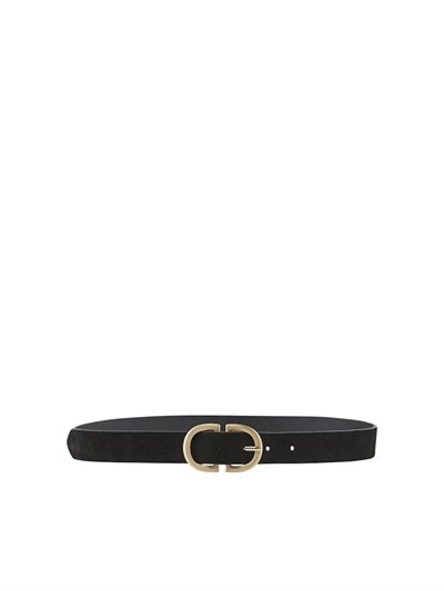 PIECES JUVA SUEDE JEANS BELT BLACK  - 17102275