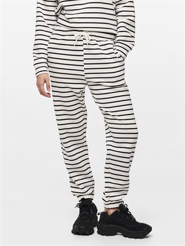 PIECES CHILLI SWEAT PANTS STRIPES DANSER/BLACK - 17146885