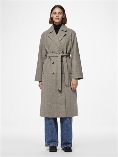 PIECES MARBEL LONG COAT - MORAL-17150904