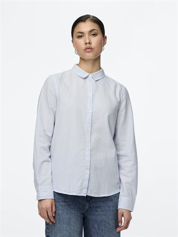  PIECES IRENA BRIGHT WHITE/KENTUCKY BLUE OXFORD SHIRT - 17087952