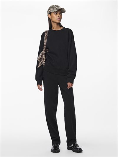 PIECES CHILLI OVERSIZED SWEAT BLACK - 17156302