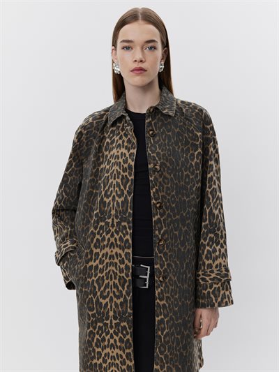 SOFIE SCHNOOR FILIPA COAT LEOPARD - S251425