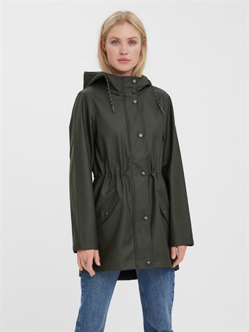 VERO MODA MALOU COATED JACKET PEAT - 10266982