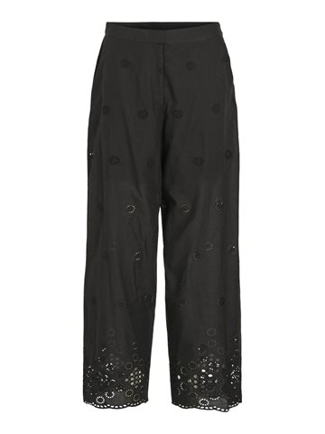  VILA NAYA TROUSER/ROU BLACK - 14095348