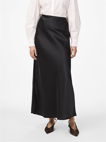 Y.A.S PELLA HW MAXI SKIRT BLACK - 26034567