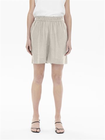  ONLY TOKYO HW LINEN BLEND SHORTS  MOONBEAM - 15259587